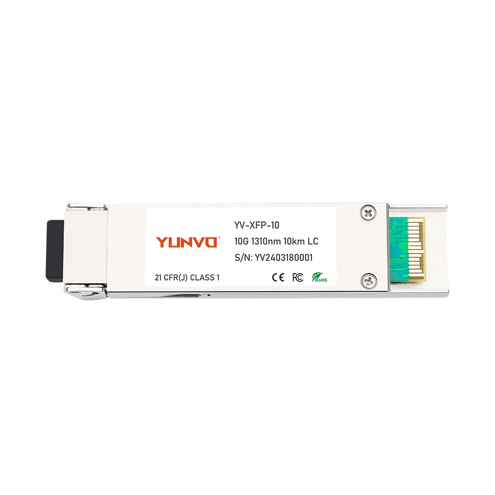 XFP LR 1310nm 10km DOM Duplex LC EX-XFP-10GE-LR SMF Optical Transceiver Module
XFP LR 1310nm 10km DOM Duplex LC EX-XFP-10GE-LR SMF Optical Transceiver Module