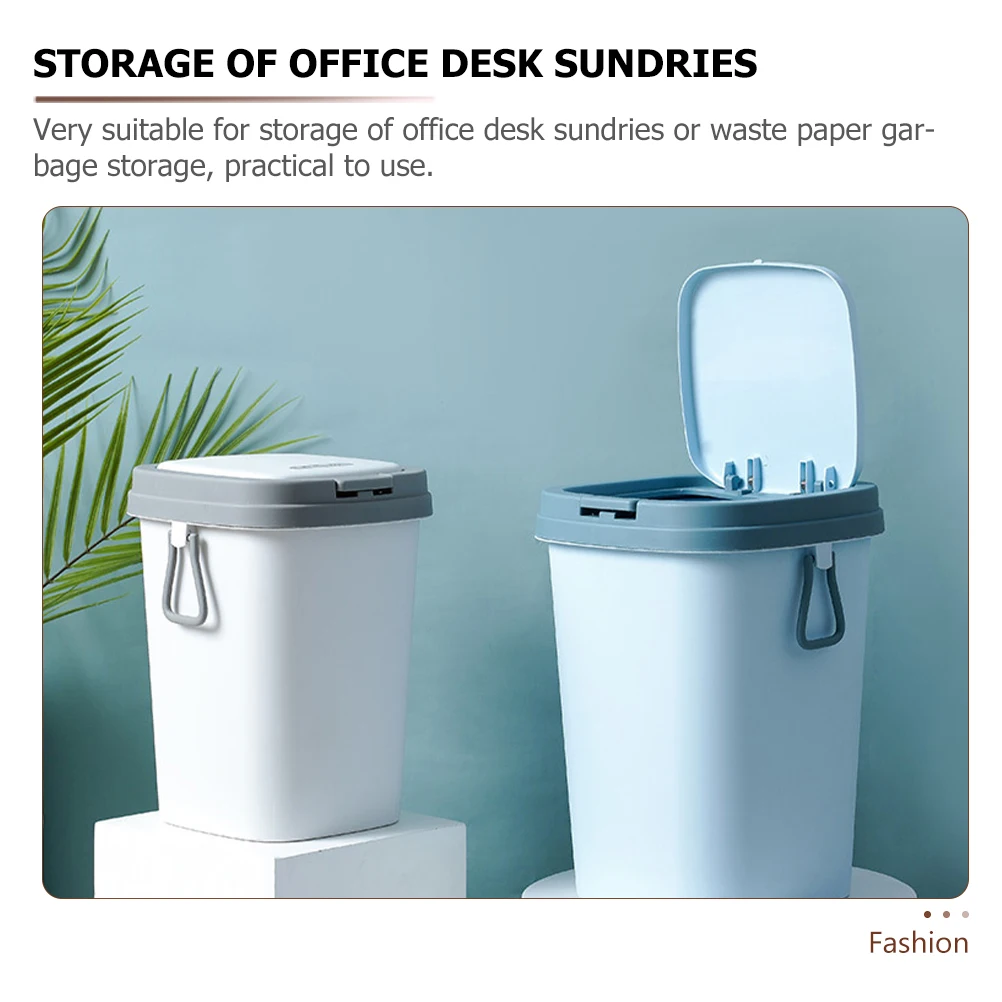 Trash Can with Lid 8L Grey Press Type Kitchen Bathroom Bedroom Dorm Portable Garbage Bin Waste Basket Container Plastic
Trash Can with Lid 8L Grey Press Type Kitchen Bathroom Bedroom Dorm Portable Garbage Bin Waste Basket Container Plastic