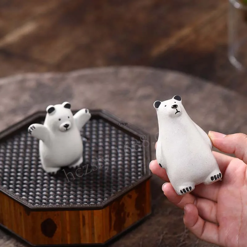 Clay Purple Clay Tea Pet Polar Bear Animal Figurine Panda Handmade Tea Ceremony Tea Accessories
Clay Purple Clay Tea Pet Polar Bear Animal Figurine Panda Handmade Tea Ceremony Tea Accessories