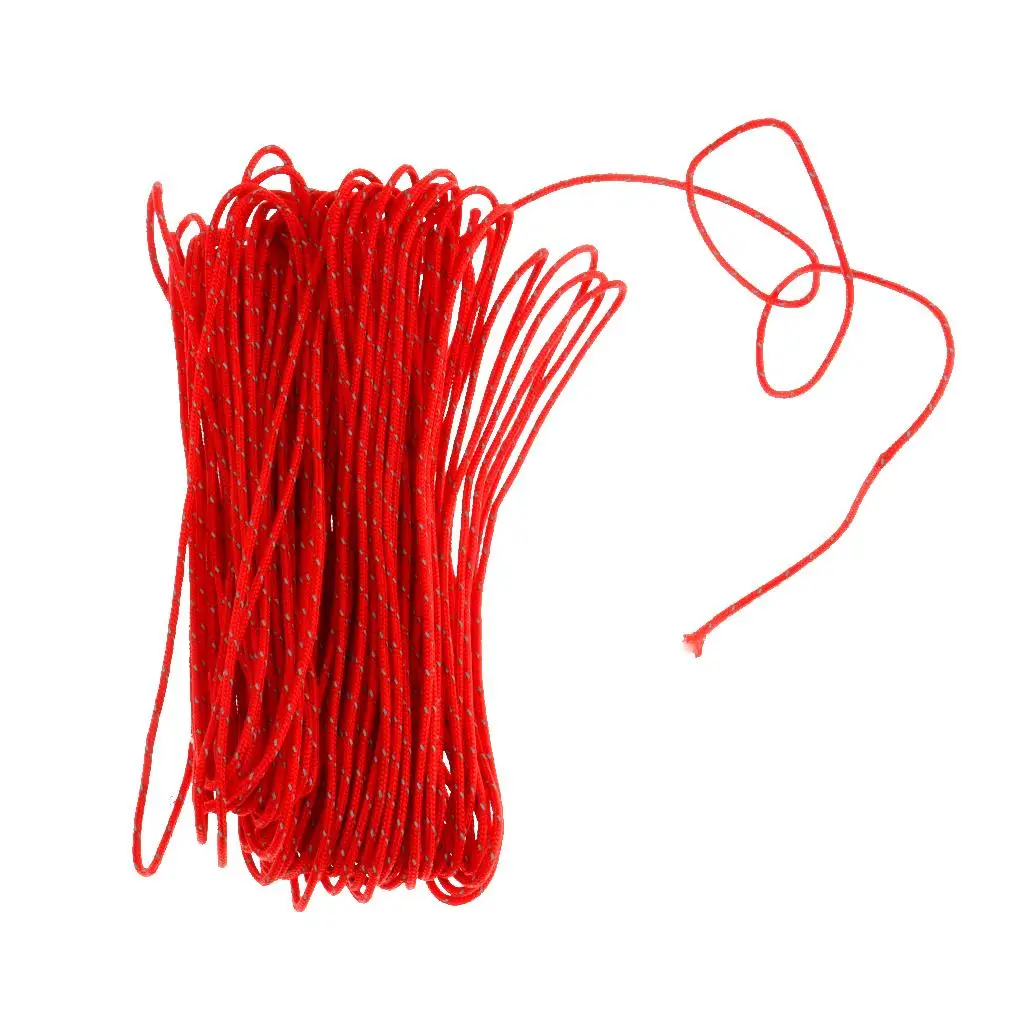MagiDeal 20M 1.8MM Camping Tent Awning Reflective Guyline Rope Runners Cord - Red Parachute Rope
MagiDeal 20M 1.8MM Camping Tent Awning Reflective Guyline Rope Runners Cord - Red Parachute Rope