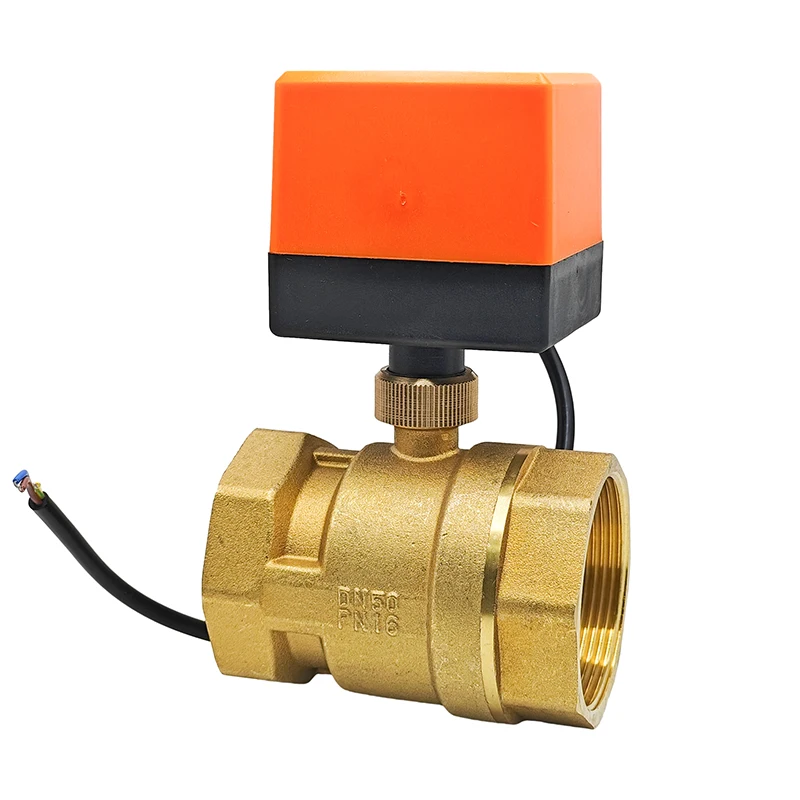 2" Electric Ball Valve Brass AC220V DC24V DC12V Motorized Two Way Ball Valve Air Conditioning Floor Heating
2" Electric Ball Valve Brass AC220V DC24V DC12V Motorized Two Way Ball Valve Air Conditioning Floor Heating