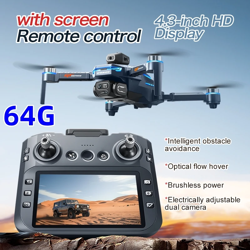 GT8 Drone 4K Professional HD Dual Camera 5G WIFI Brushless Motor FPV Quadcopter Foldable Aerial Photography Drone
GT8 Drone 4K Professional HD Dual Camera 5G WIFI Brushless Motor FPV Quadcopter Foldable Aerial Photography Drone