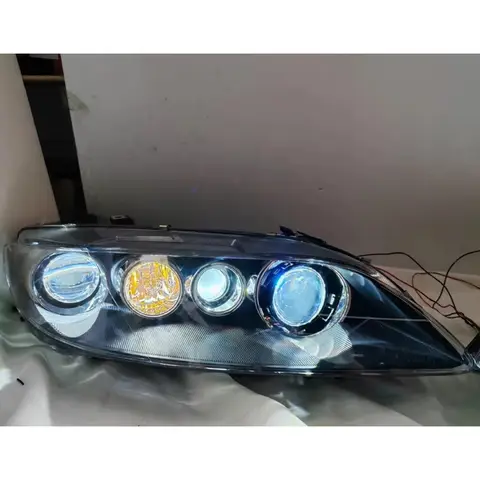 Headlight Assembly for Mazda 6 modified LED Daul Lens Headlamp DRL Daytime Running Light Turn signal
