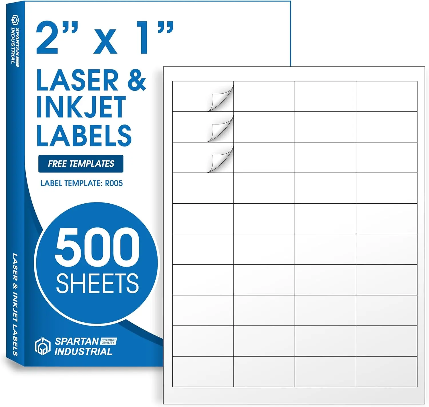 2" x 1" Matte White Address Labels, 20000 Pack for Laser & Inkjet Printers - Mailing & Barcode Stickers
2" x 1" Matte White Address Labels, 20000 Pack for Laser & Inkjet Printers - Mailing & Barcode Stickers