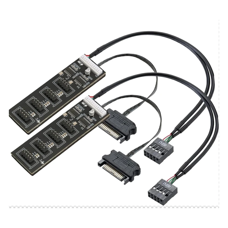 A93G 2 шт. 9-контактный разветвитель USB с кабелем питания SATA, внутренний удлинитель USB-концентратора Разъем разветвителя USB 2.0
A93G 2 шт. 9-контактный разветвитель USB с кабелем питания SATA, внутренний удлинитель USB-концентратора Разъем разветвителя USB 2.0