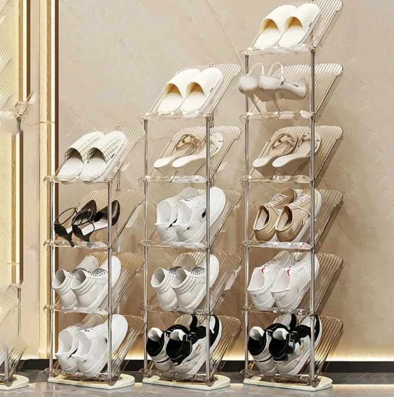 Clear Shoe Rack Light Luxury,5-Tier Transparent Shoe Shelf for Modern Home,Tilted Space Saving Storage Display Cabinet4/5 Layers
Clear Shoe Rack Light Luxury,5-Tier Transparent Shoe Shelf for Modern Home,Tilted Space Saving Storage Display Cabinet4/5 Layers