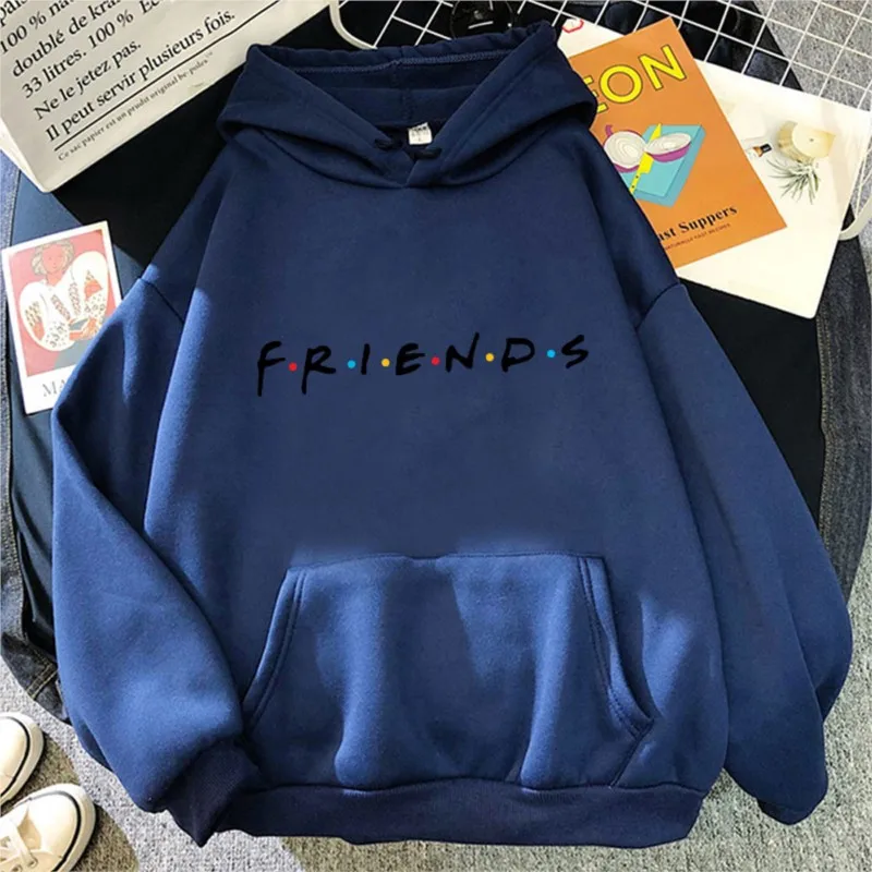 Women Friends Print Hoodie Long Sleeve Pullover Fashion Clothing Casual Solid Color Female Spring Autumn Streetwear
Women Friends Print Hoodie Long Sleeve Pullover Fashion Clothing Casual Solid Color Female Spring Autumn Streetwear