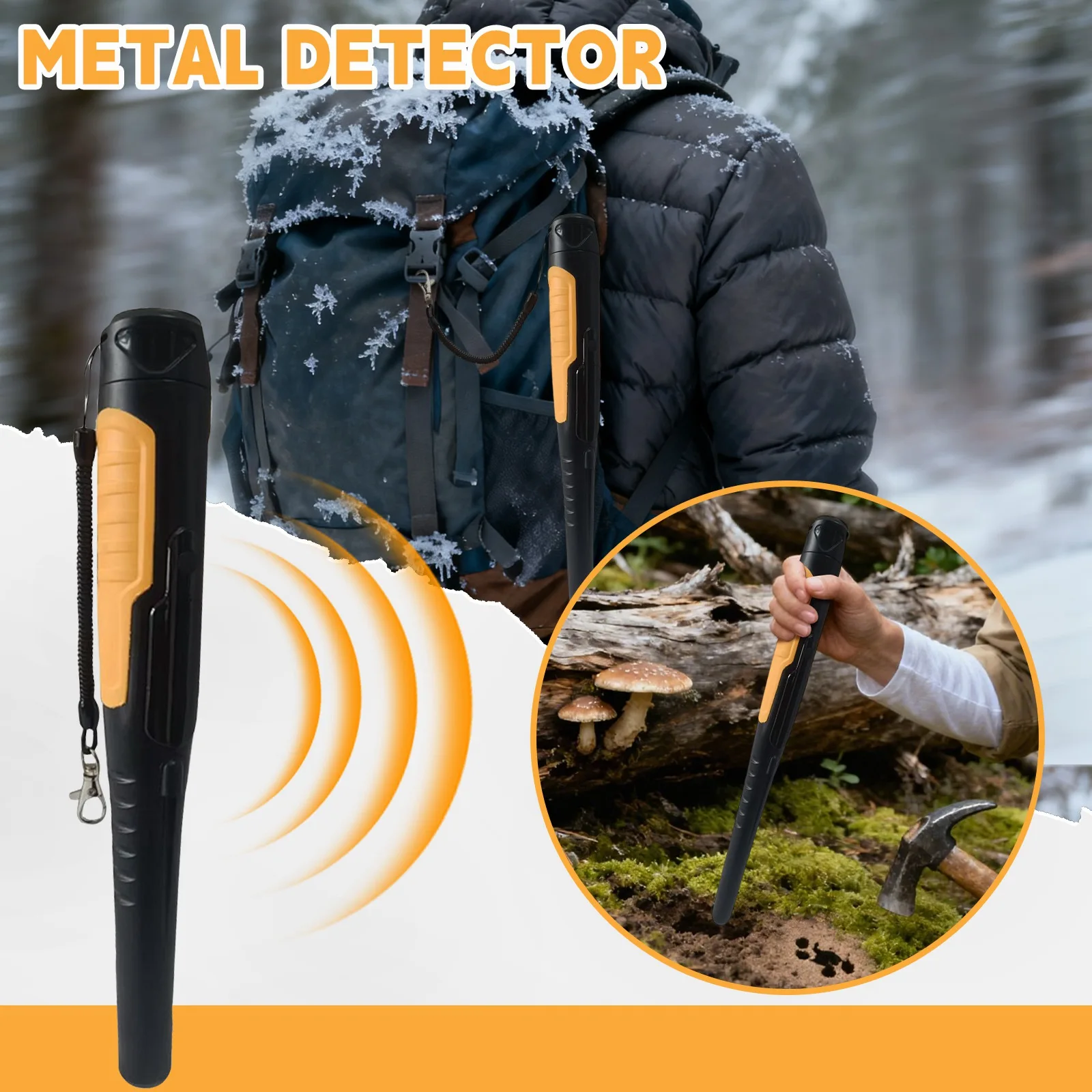 Treasure Hunter Handheld Metal Detector Pinpointer Pointer Probe Anti-scratch Metal Pinpointing Waterproof 360 Degree Scan
Treasure Hunter Handheld Metal Detector Pinpointer Pointer Probe Anti-scratch Metal Pinpointing Waterproof 360 Degree Scan