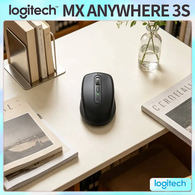 Wireless MX Anywhere 3S - 8000 DPI, 3-Device Bluetooth, Hyper-Scroll, Great for Pet Design Team Meeting & Project Discussion
Wireless MX Anywhere 3S - 8000 DPI, 3-Device Bluetooth, Hyper-Scroll, Great for Pet Design Team Meeting & Project Discussion