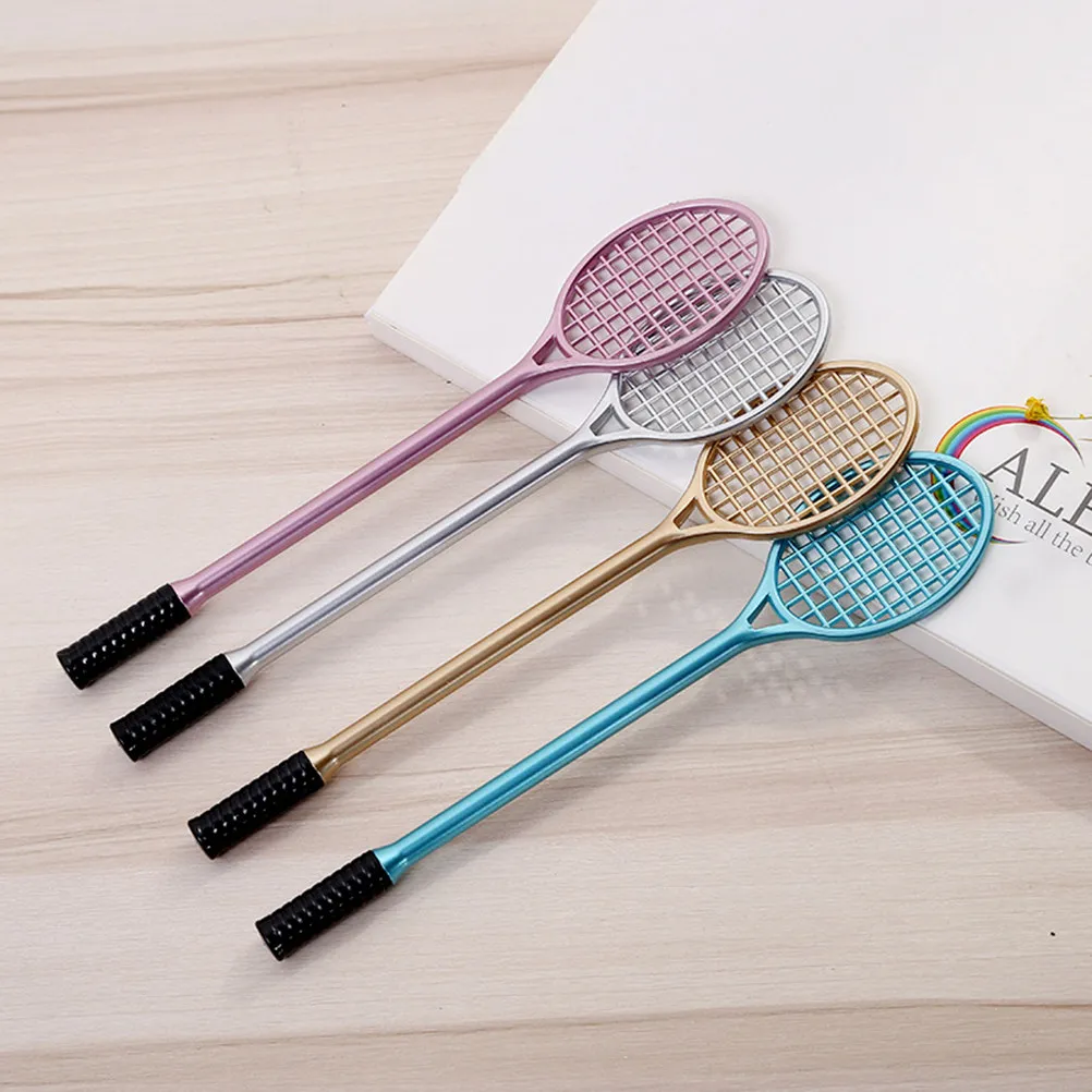 Black Pens with Adorable Badminton Racket Design 0.5mm Fine Tip Non-Toxic Reliable Plastic for Students Office Blessing
Black Pens with Adorable Badminton Racket Design 0.5mm Fine Tip Non-Toxic Reliable Plastic for Students Office Blessing