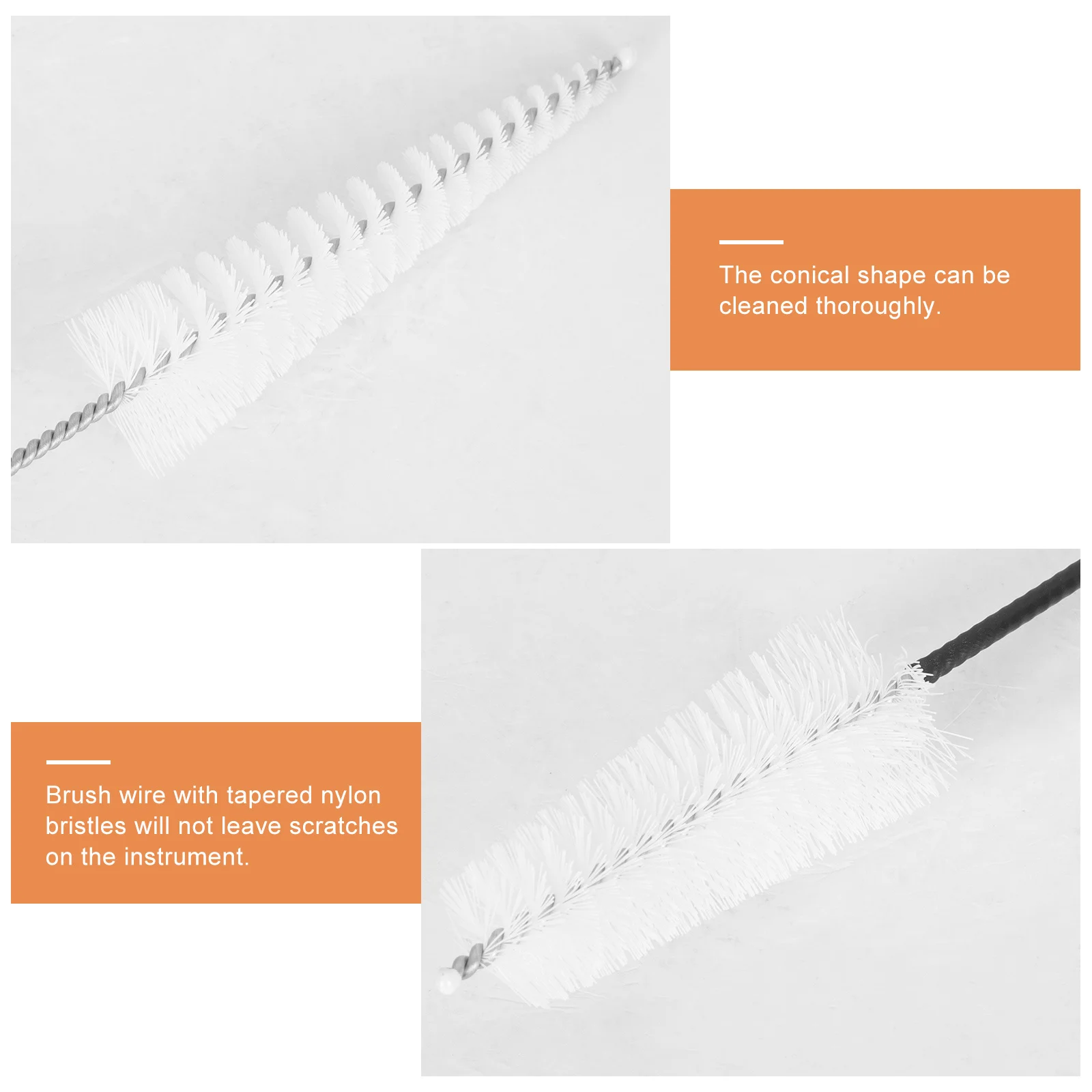 4Pcs Saxophone Sound Hole Brushes Multipurpose Nylon Cleaning Tools Wind Instruments Supply Sax Cleaning Brush 
4Pcs Saxophone Sound Hole Brushes Multipurpose Nylon Cleaning Tools Wind Instruments Supply Sax Cleaning Brush