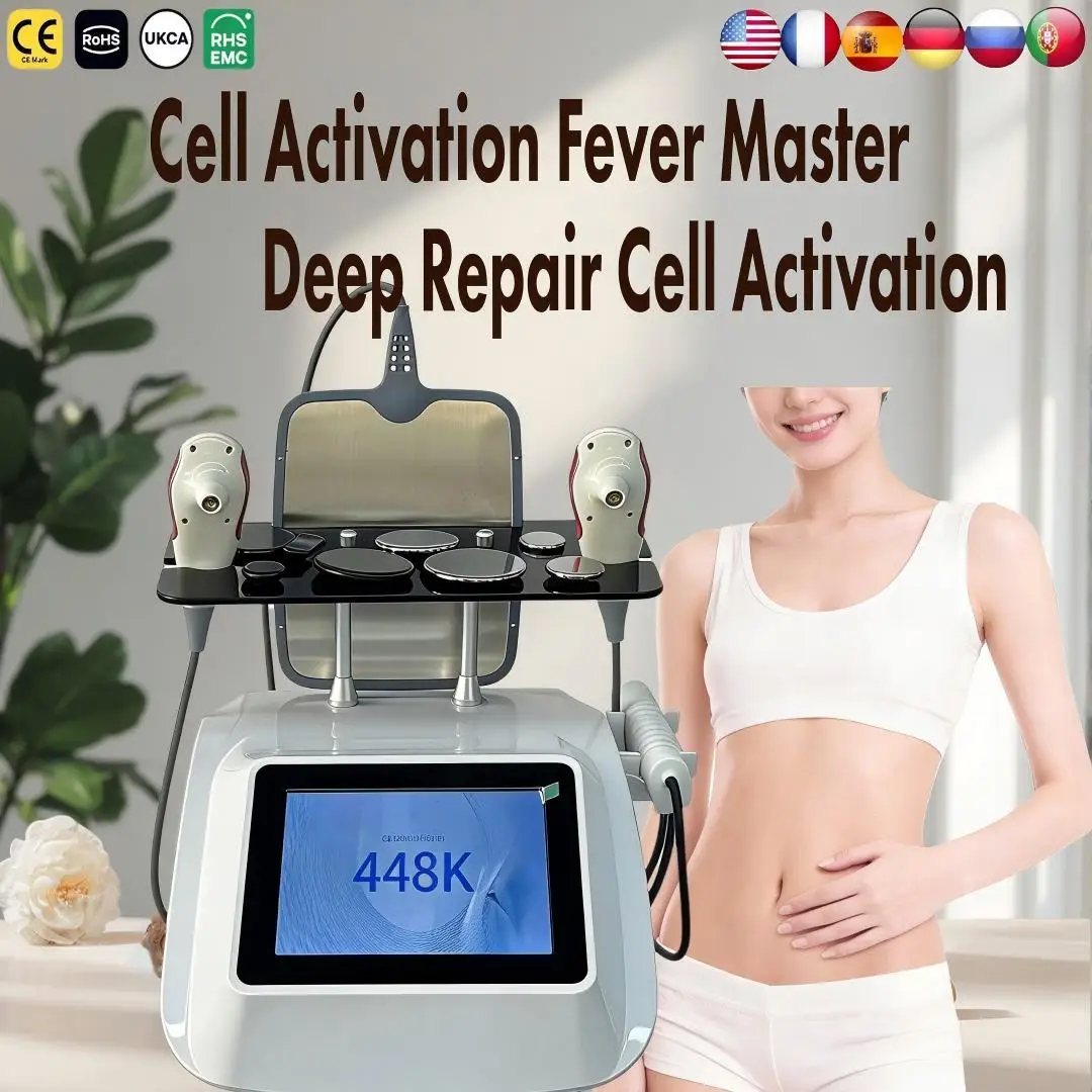 Профессиональный аппарат 448K Fever Master для глубокого прогрева, расслабления фасций, удаления морщин на лице, коррекции фигуры, для эстетических салонов, высокая производительность
Профессиональный аппарат 448K Fever Master для глубокого прогрева, расслабления фасций, удаления морщин на лице, коррекции фигуры, для эстетических салонов, высокая производительность