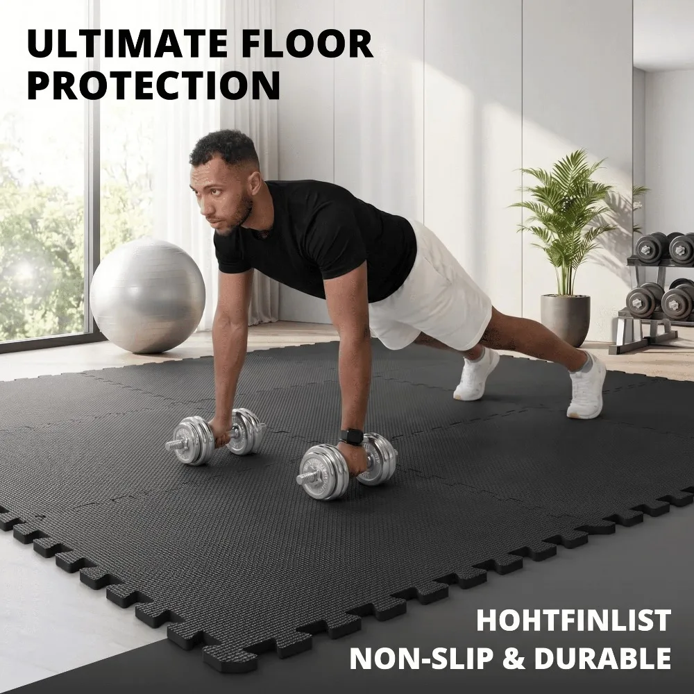 10-piece Interlocking Cross-pattern Yoga Mat EVA Foam Floor Tile Non-slip Floor Protection Mat Suitable for Home Gyms
10-piece Interlocking Cross-pattern Yoga Mat EVA Foam Floor Tile Non-slip Floor Protection Mat Suitable for Home Gyms