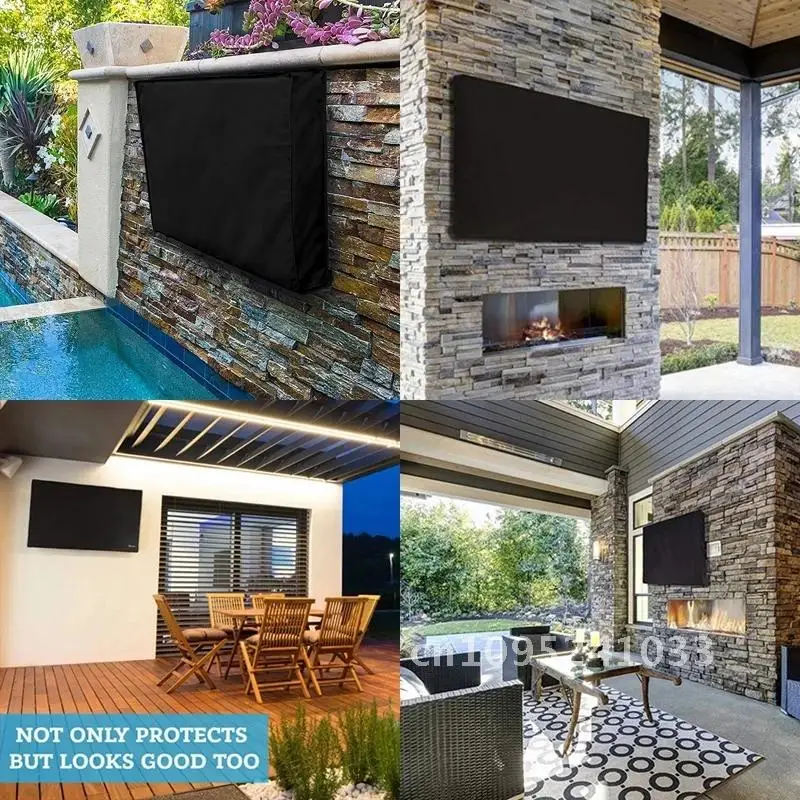 22 Inch to 75 Inch Outdoor TV Cover Screen Dustproof Waterproof 600D Oxford Quality Beige TV Box Cover Sleeve High Black Cover
22 Inch to 75 Inch Outdoor TV Cover Screen Dustproof Waterproof 600D Oxford Quality Beige TV Box Cover Sleeve High Black Cover