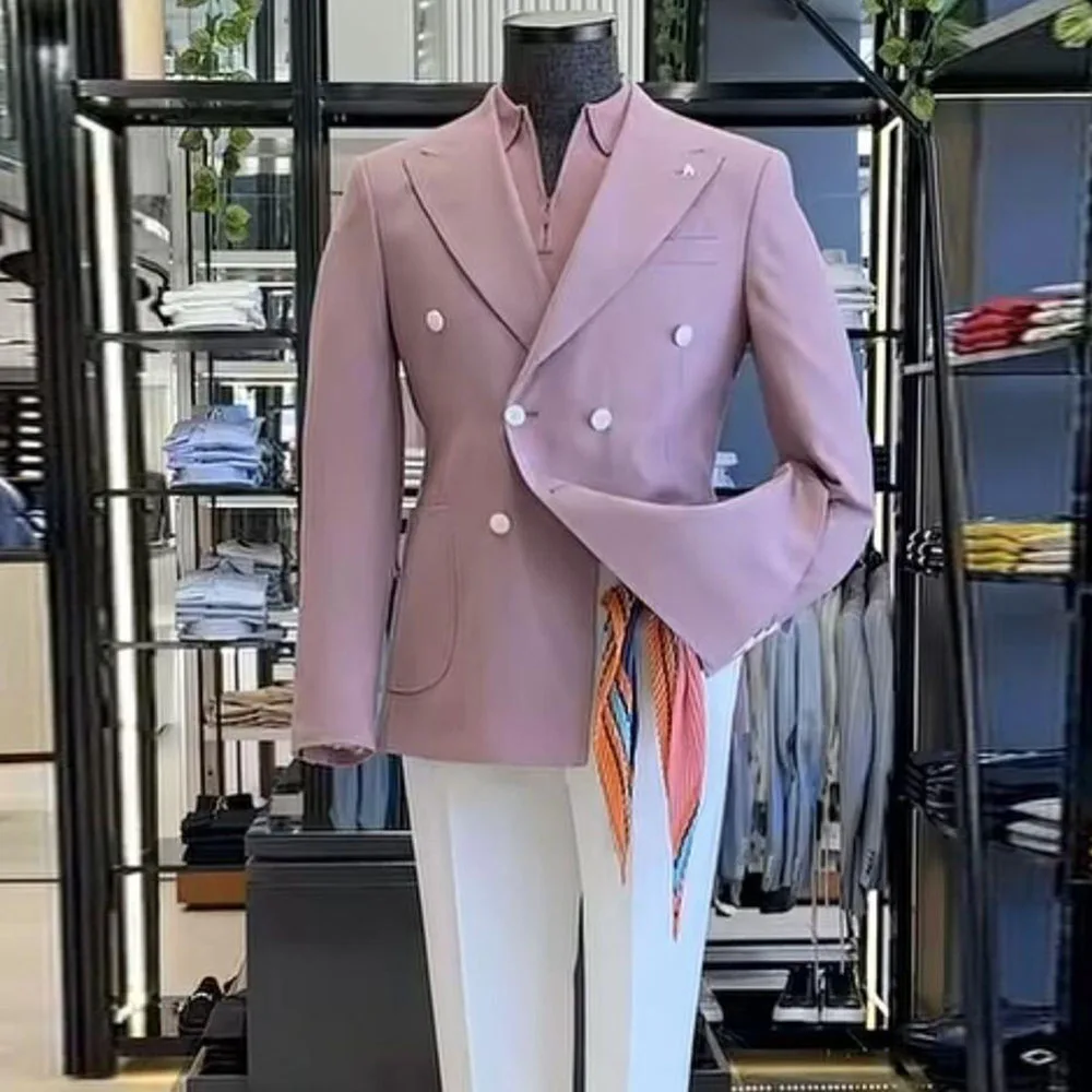 Purple Evening Men Suits High Quality 2 Pieces Jacket Pant Peak Collar Formal Occasion Male Clothing Stylish 2025 Fashion
Purple Evening Men Suits High Quality 2 Pieces Jacket Pant Peak Collar Formal Occasion Male Clothing Stylish 2025 Fashion