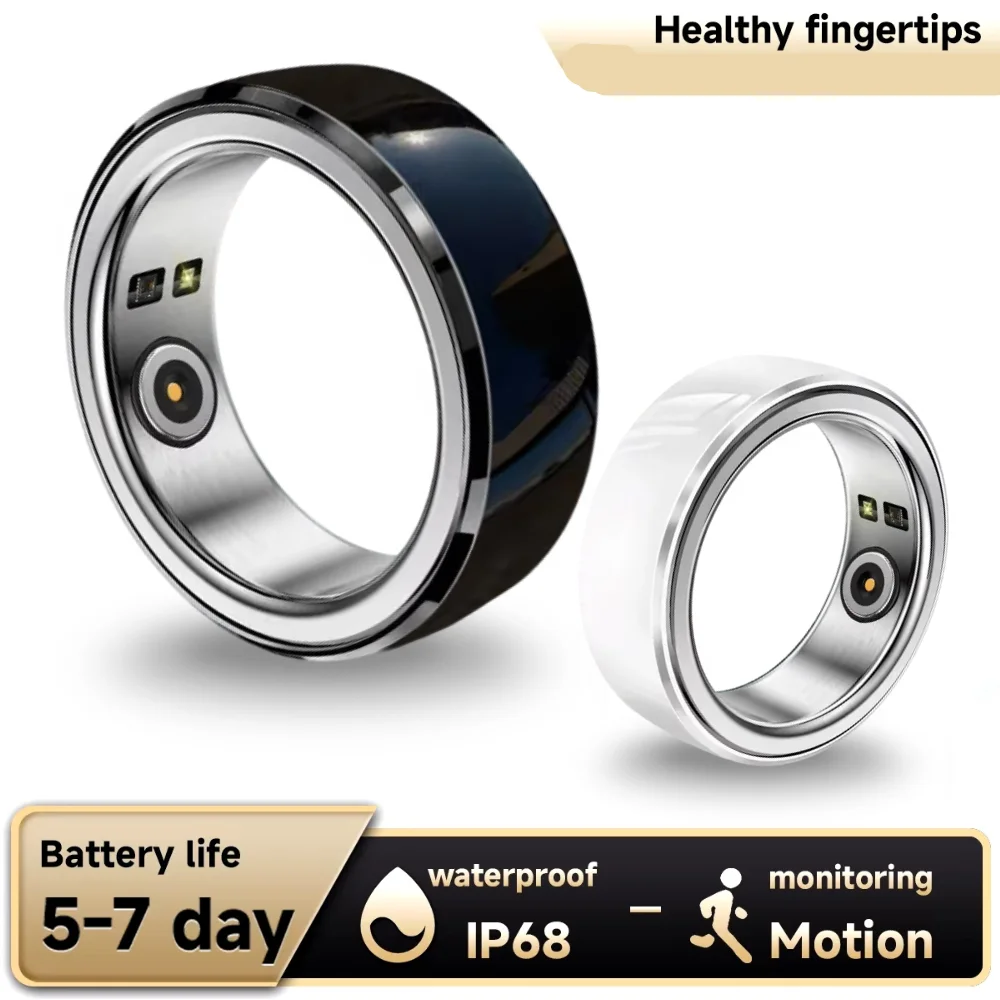 Unisex Smart Ring Step Counter Calorie Counter Sleep Tracker for iOS Android Health Ring - Father's Day Gift, Mother's Day Gift
Unisex Smart Ring Step Counter Calorie Counter Sleep Tracker for iOS Android Health Ring - Father's Day Gift, Mother's Day Gift