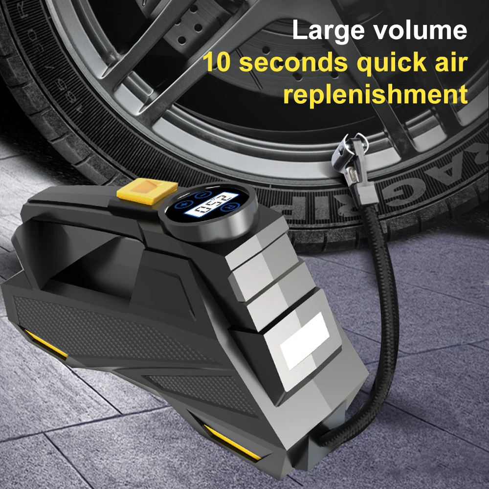 Автомобильный воздушный компрессор 12 В 150PSI портативный автомобильный насос для накачивания шин умный цифровой надувной насос для авто, мотора, велосипеда, лодки, воздушный насос
Автомобильный воздушный компрессор 12 В 150PSI портативный автомобильный насос для накачивания шин умный цифровой надувной насос для авто, мотора, велосипеда, лодки, воздушный насос