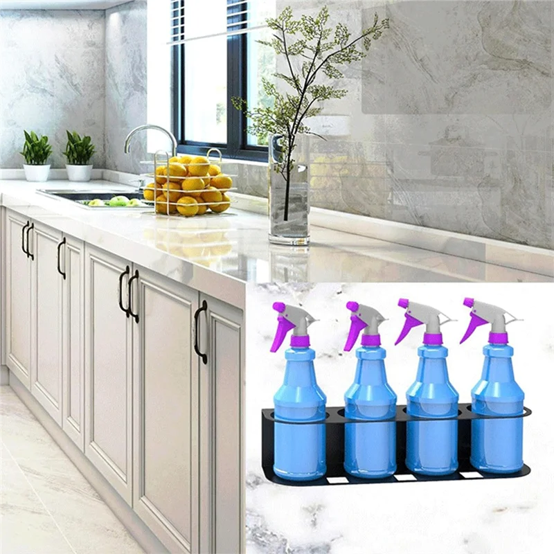 All-Purpose Sprays Bottle Holder Easy Install Wall Mount Hardware Included Heavy-Duty Powder Coated Storage Rack-AC82
All-Purpose Sprays Bottle Holder Easy Install Wall Mount Hardware Included Heavy-Duty Powder Coated Storage Rack-AC82