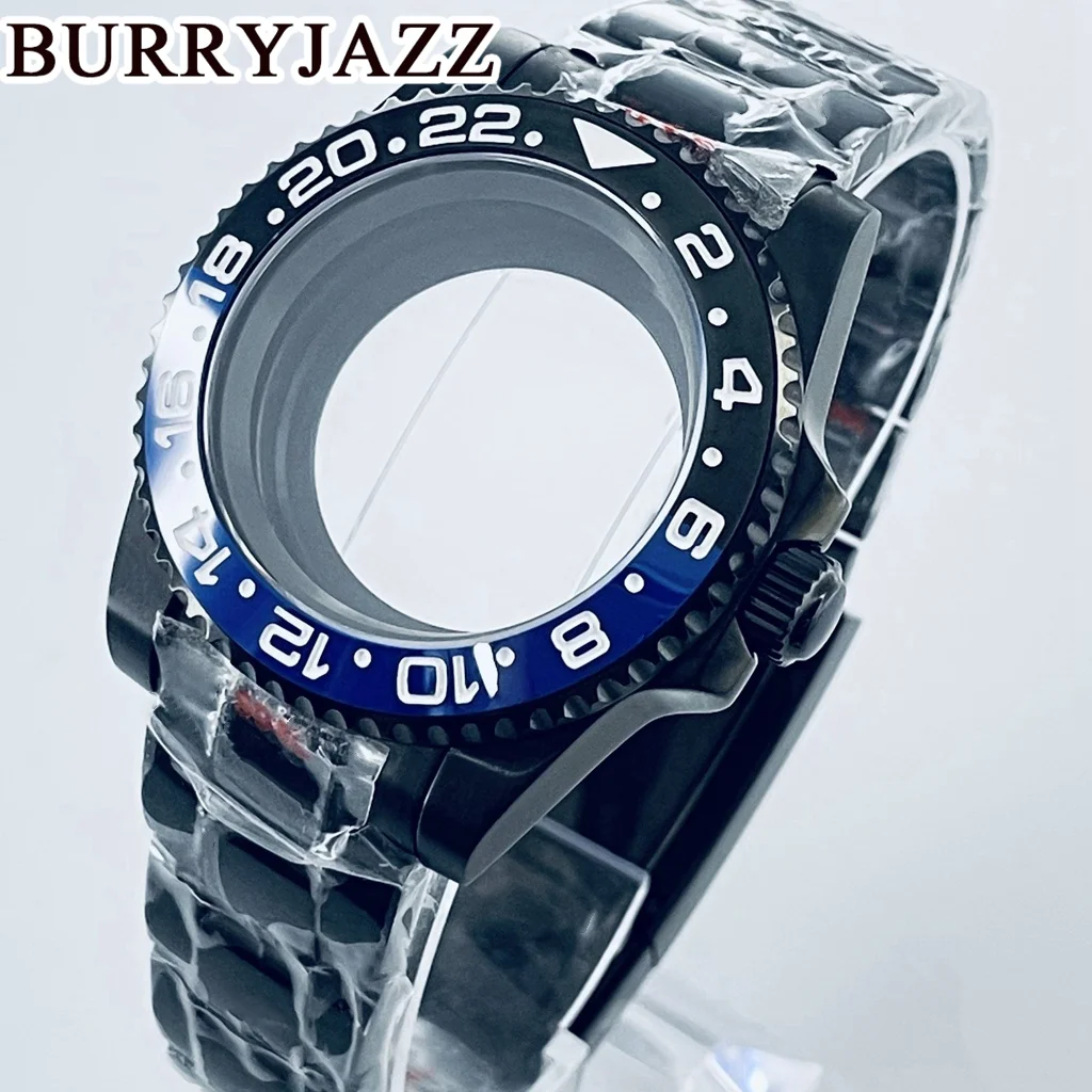 BURRYJAZZ 40 мм GMT/SUB Корпус NH35 NH36 NH34 NH38 NH70 NH72 ETA2824 PT5000 Корпус часов Сапфировое стекло Керамический безель
BURRYJAZZ 40 мм GMT/SUB Корпус NH35 NH36 NH34 NH38 NH70 NH72 ETA2824 PT5000 Корпус часов Сапфировое стекло Керамический безель