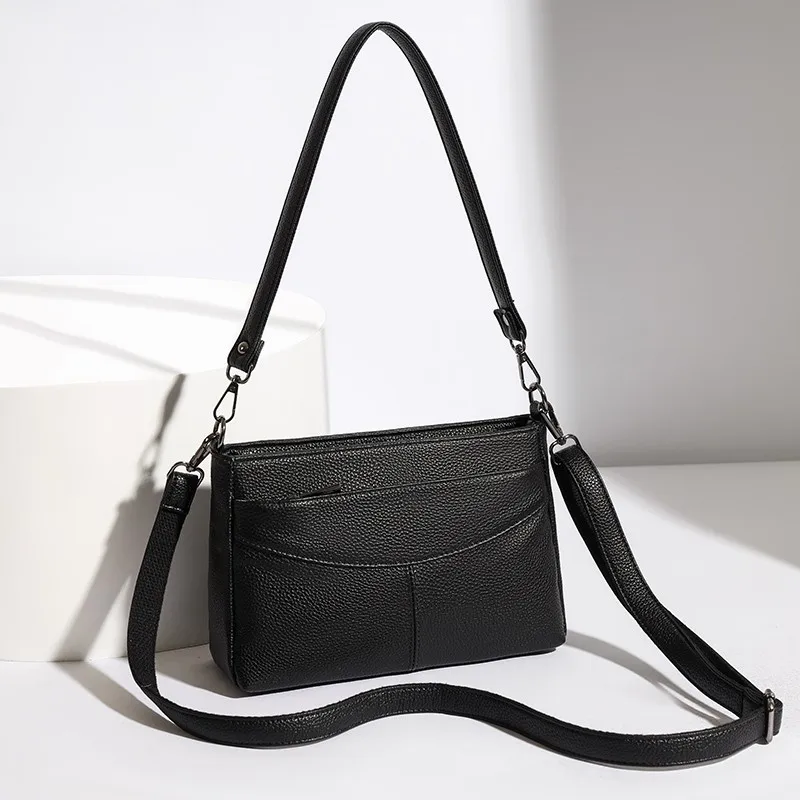 Fashionable Diaper Bag Large Capacity Women Leather Shoulder Purse Original Retro Textured Square Satchel
Fashionable Diaper Bag Large Capacity Women Leather Shoulder Purse Original Retro Textured Square Satchel