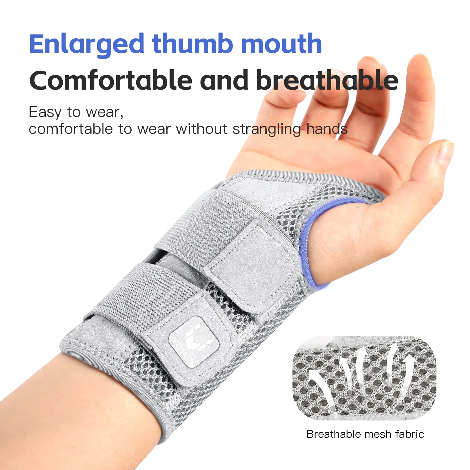 Wrist Brace for Carpal Tunnel Support Brace with Splints Hand Support for Arthritis Tendonitis Sprain Injuries Wrist Pain 1PC
Wrist Brace for Carpal Tunnel Support Brace with Splints Hand Support for Arthritis Tendonitis Sprain Injuries Wrist Pain 1PC