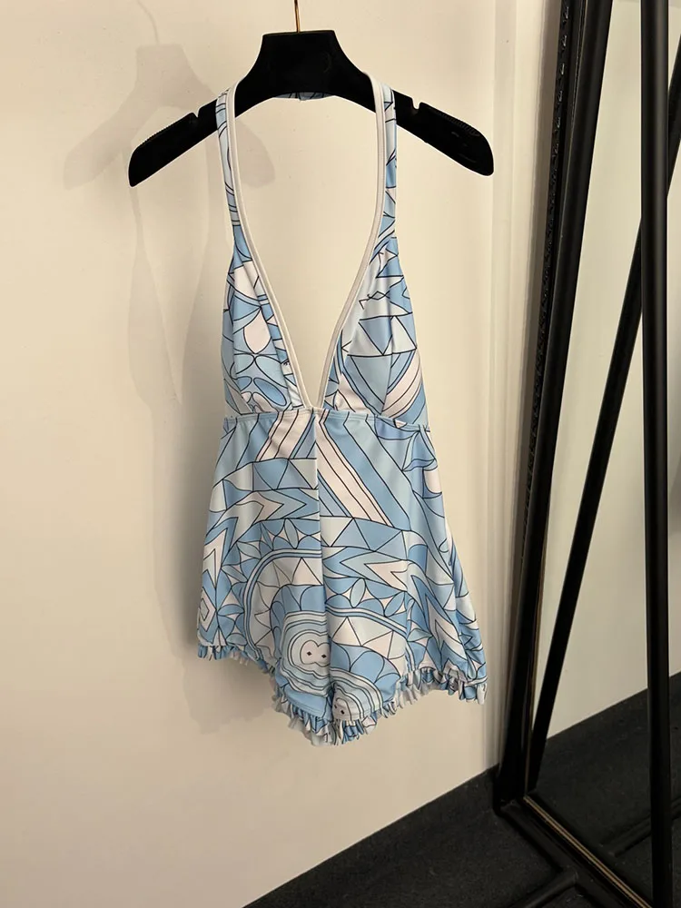 Runway Designer Summer Geometric Printed Beachwear Vacation Jumpsuits Women's 2026
Runway Designer Summer Geometric Printed Beachwear Vacation Jumpsuits Women's 2026