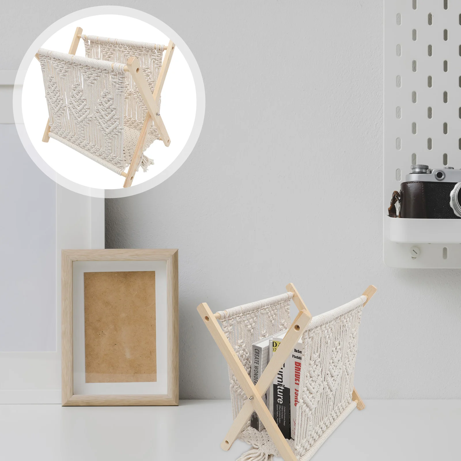 Cotton String Storage Rack Magazine Woven Home Rustic Wood Newspaper Office Collapsible Bins
Cotton String Storage Rack Magazine Woven Home Rustic Wood Newspaper Office Collapsible Bins