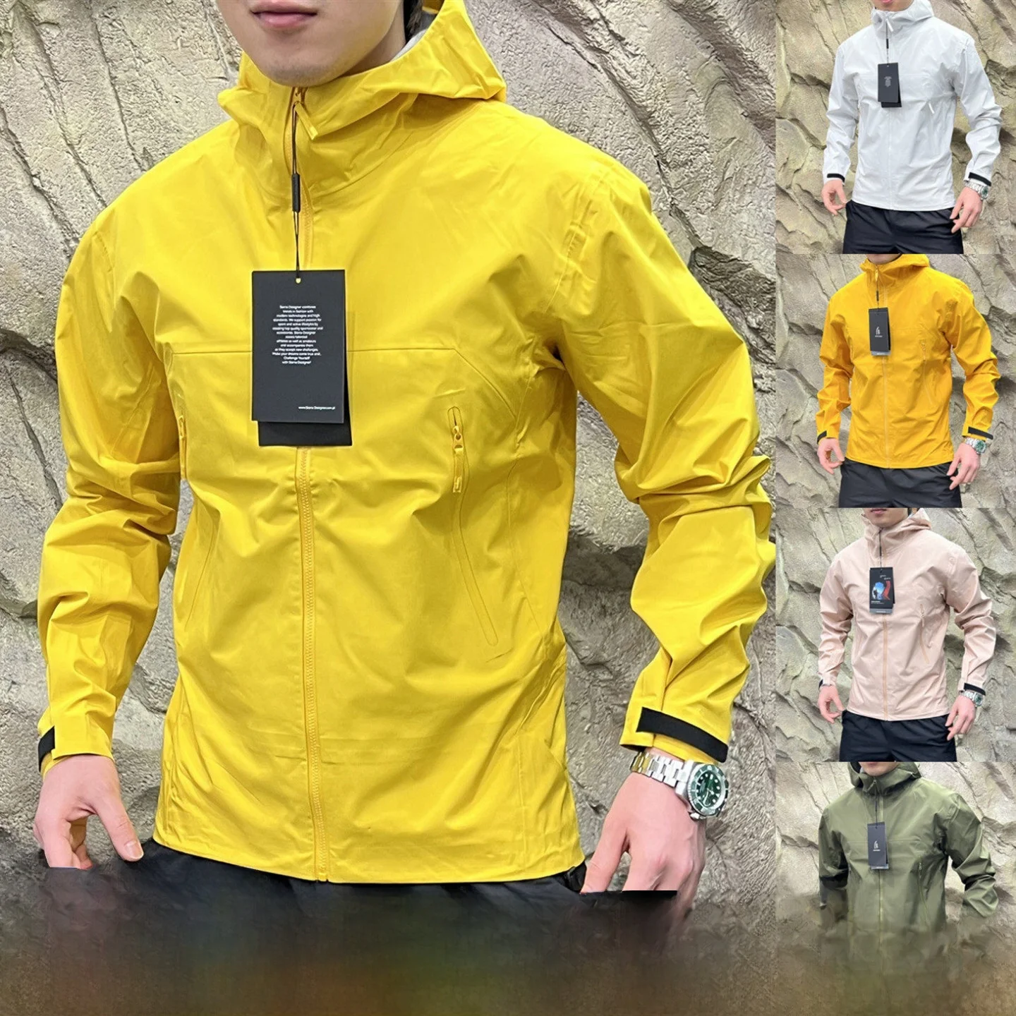 High-End Full-Pressure Glue Men's Women's Unisex Hard Jacket Windproof Waterproof Outdoor Nylon Fiber Zipper Closure Coat
High-End Full-Pressure Glue Men's Women's Unisex Hard Jacket Windproof Waterproof Outdoor Nylon Fiber Zipper Closure Coat
