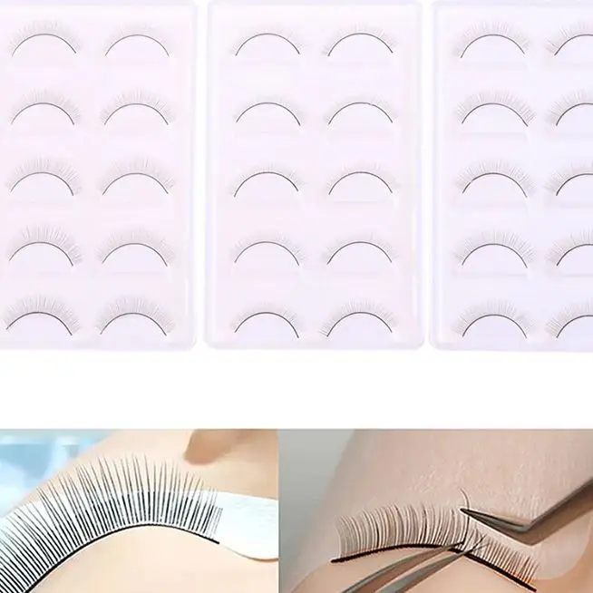 5 пар тренировочных накладных ресниц для наращивания, инструмент для макияжа, материалы для обучения наращиванию ресниц
5 пар тренировочных накладных ресниц для наращивания, инструмент для макияжа, материалы для обучения наращиванию ресниц