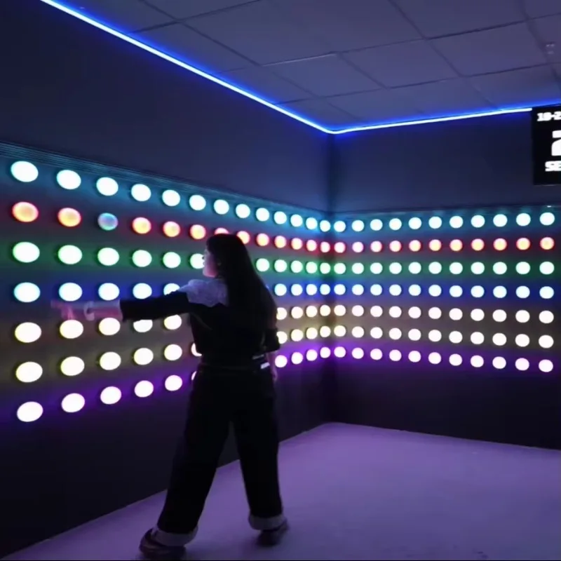 Activate Interactive Wall Reaction Game Teamwork Led Light Active Climb Sport Center Escape Room
Activate Interactive Wall Reaction Game Teamwork Led Light Active Climb Sport Center Escape Room