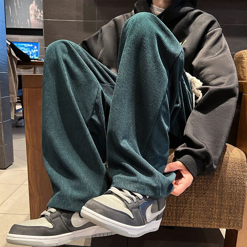 2023 Spring Autumn Men Fashion Solid Color Corduroy Pants Men Loose Casual Pants Men Student Wide Leg Pants Tracksuit Pants P354
2023 Spring Autumn Men Fashion Solid Color Corduroy Pants Men Loose Casual Pants Men Student Wide Leg Pants Tracksuit Pants P354