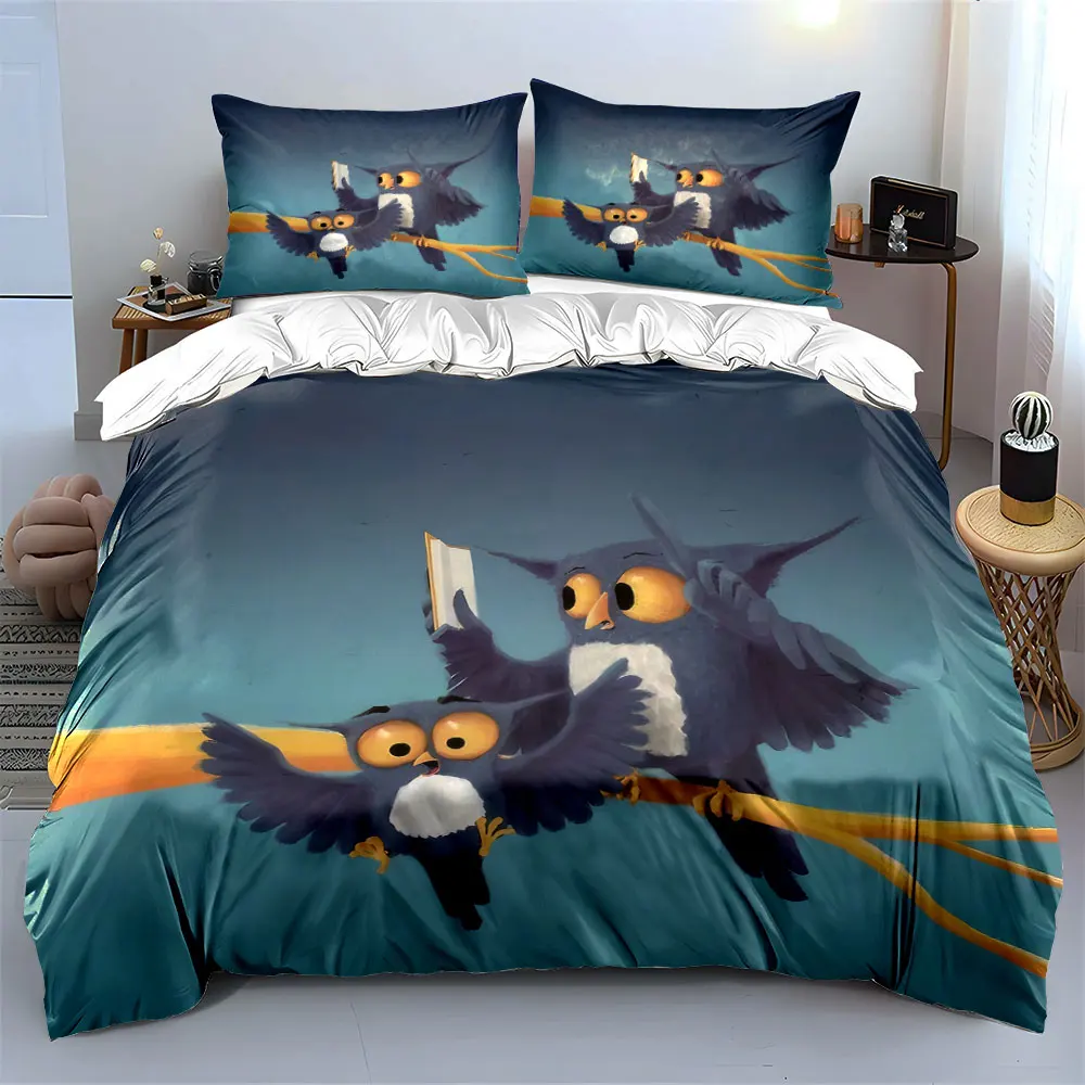 "Cartoon Owl Family Decor Set" Soft Comfortable Duvet Cover Bedding Set Included 1*Duvet Cover & 2*Pillowcases, gift
"Cartoon Owl Family Decor Set" Soft Comfortable Duvet Cover Bedding Set Included 1*Duvet Cover & 2*Pillowcases, gift