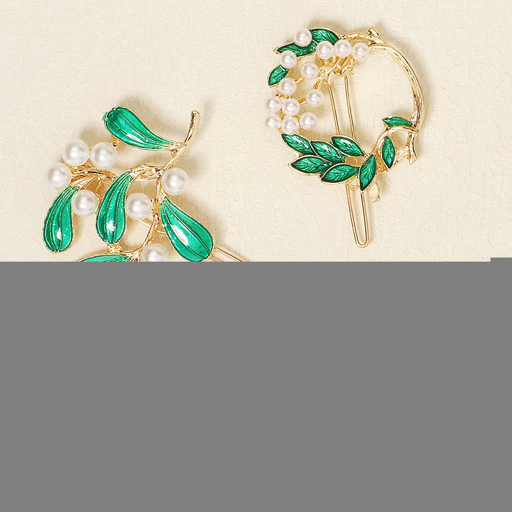 Pearl Hair Clip Decoration Clips for Women Leaf Accessories Barrettes Girls Retro Style Bright Color Alloy Material Hair
Pearl Hair Clip Decoration Clips for Women Leaf Accessories Barrettes Girls Retro Style Bright Color Alloy Material Hair