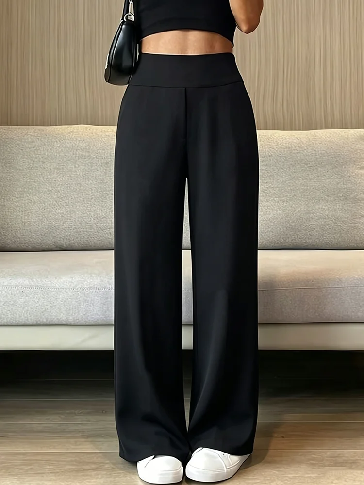 Women's black high-waisted yoga pants - wide-leg sports leggings, four-way elasticity, suitable for yoga, running and casual wea
Women's black high-waisted yoga pants - wide-leg sports leggings, four-way elasticity, suitable for yoga, running and casual wea