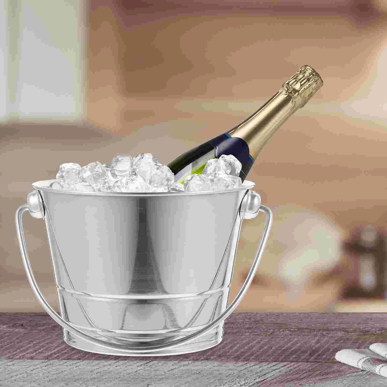 Ice Bucket Storage Commercial Container Anti-rust Can Stainless Steel Silver Portable
Ice Bucket Storage Commercial Container Anti-rust Can Stainless Steel Silver Portable