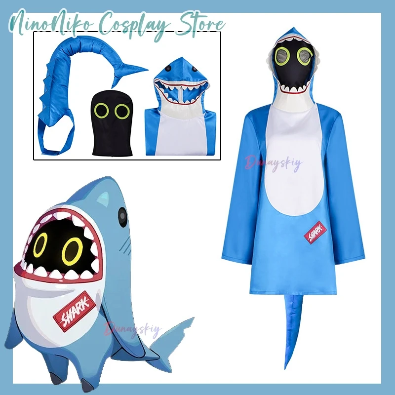 Костюм Zenless Zone Zero Shark Bunny 코스프레 — комбинезон всего тела с капюшоном в виде акулы и перчатками для Хэллоуина/сценического выступления
Костюм Zenless Zone Zero Shark Bunny 코스프레 — комбинезон всего тела с капюшоном в виде акулы и перчатками для Хэллоуина/сценического выступления