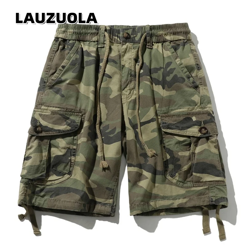 Men's Camouflage Multi-Pocket Cargo Shorts Drawstring Waist Relaxed Fit Casual Work Shorts for Daily Wear
Men's Camouflage Multi-Pocket Cargo Shorts Drawstring Waist Relaxed Fit Casual Work Shorts for Daily Wear