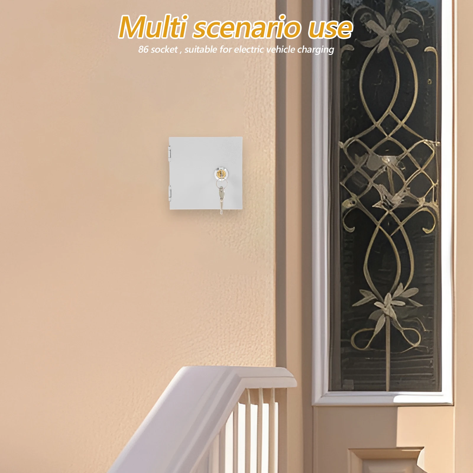 Stainless Steel Socket Anti-theft Box Lockable Outlet Cover Splashproof Charging Protector Material Switch Guard
Stainless Steel Socket Anti-theft Box Lockable Outlet Cover Splashproof Charging Protector Material Switch Guard