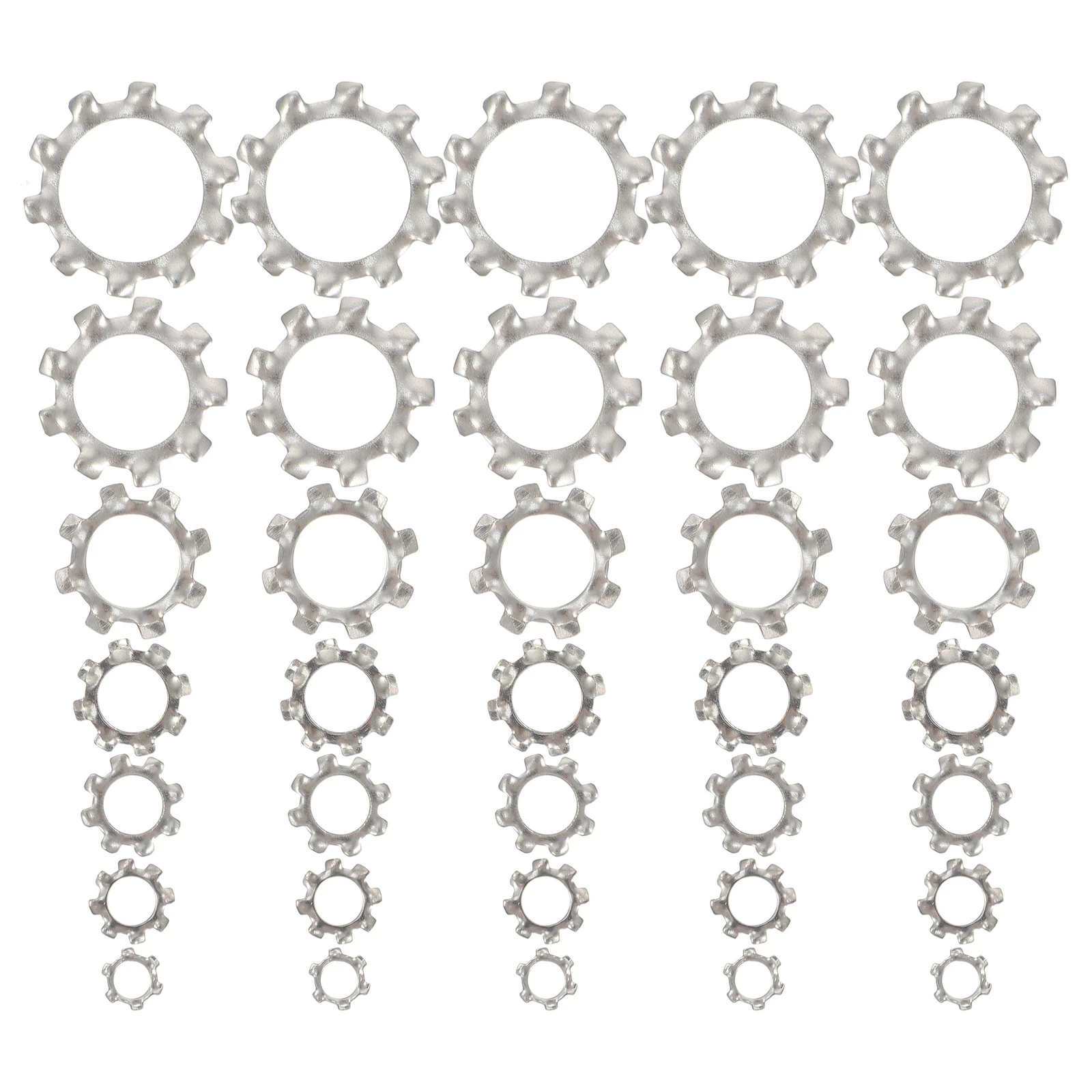 280 Pcs Tooth Lock Washers Stainless Steel Big Fasteners Shock Proof Stainless Lock Washers Non Loosening Hardware
280 Pcs Tooth Lock Washers Stainless Steel Big Fasteners Shock Proof Stainless Lock Washers Non Loosening Hardware