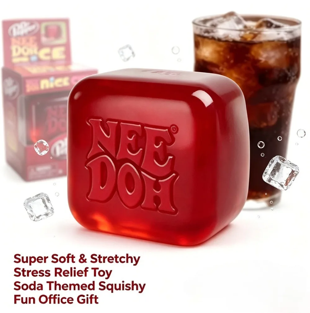 Needoh Nice Cube Soft Squishy Squeeze Toy Anxiety Relief Fidget Cube Desktop Stress Reliever Ideal Gift for Adults
Needoh Nice Cube Soft Squishy Squeeze Toy Anxiety Relief Fidget Cube Desktop Stress Reliever Ideal Gift for Adults