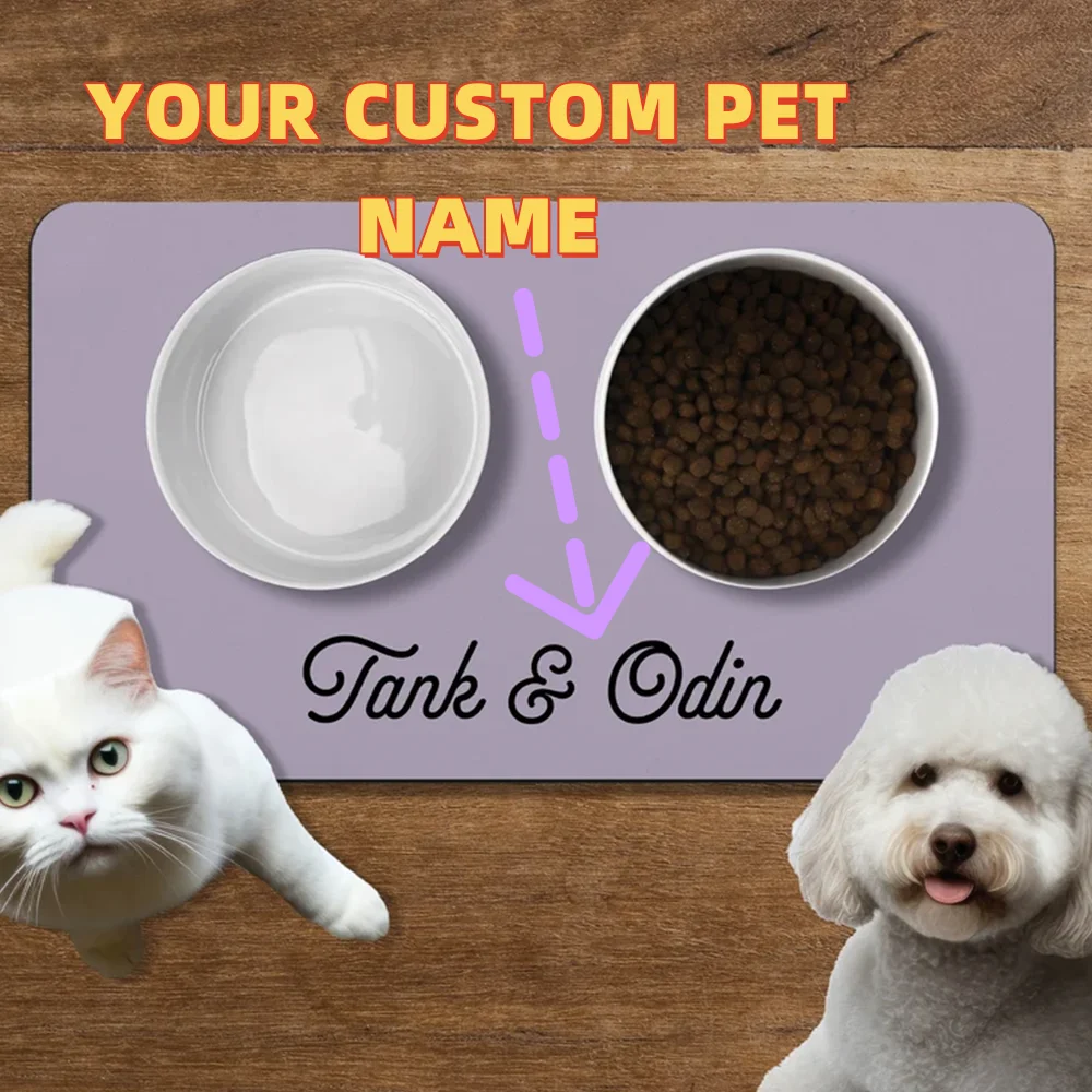 Personalized Custom Pet Leather Placemats Pet Drinking and Feeding Mats Free Engraving of Pet Name ID Customized Gifts
Personalized Custom Pet Leather Placemats Pet Drinking and Feeding Mats Free Engraving of Pet Name ID Customized Gifts