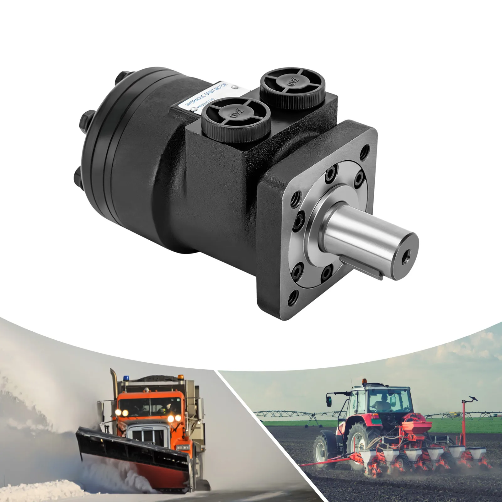 Hydraulic Orbital Motor 50ML/R Compatible with Char-Lynn 101-1001-009 Eaton 101-1001 High Torque 12.5-16.5MPa 4-Bolt Flange
Hydraulic Orbital Motor 50ML/R Compatible with Char-Lynn 101-1001-009 Eaton 101-1001 High Torque 12.5-16.5MPa 4-Bolt Flange
