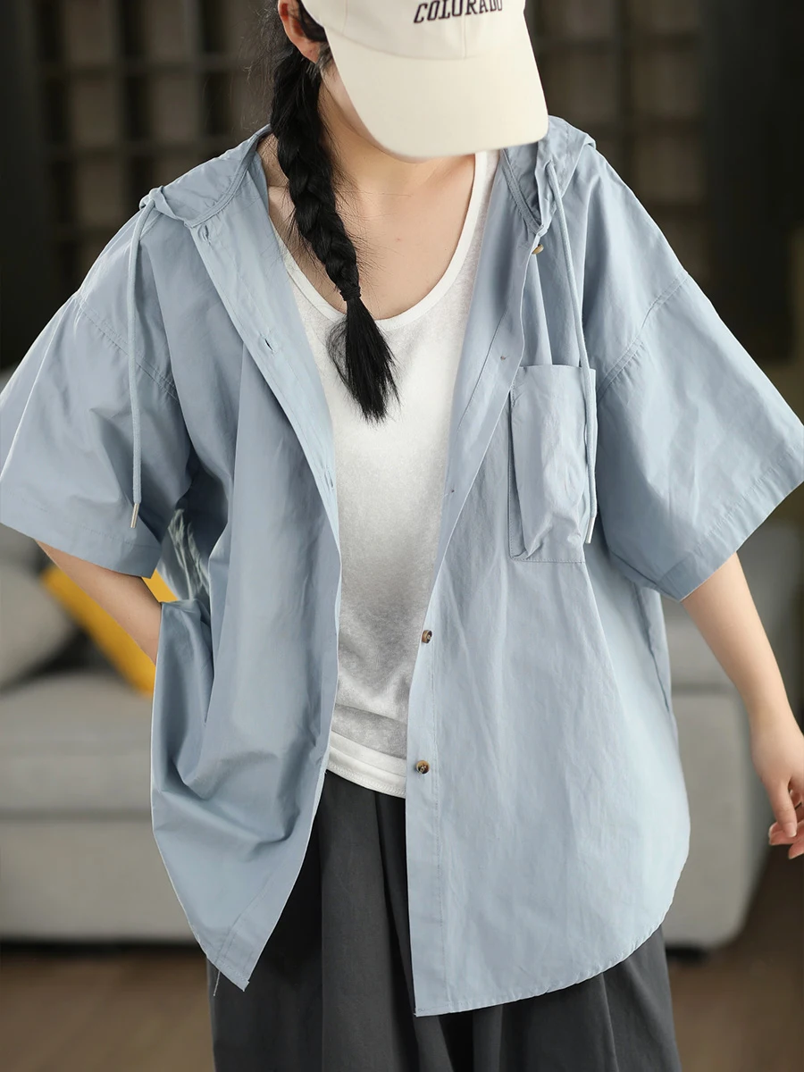 Ретро хлопковая куртка-рубашка с капюшоном, женская, средней длины, без рукавов, дышащая, летняя, модная, повседневный стиль
Ретро хлопковая куртка-рубашка с капюшоном, женская, средней длины, без рукавов, дышащая, летняя, модная, повседневный стиль