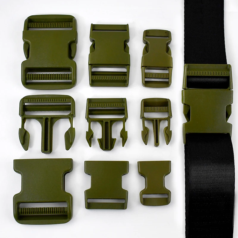 5/10/20Pcs 20-50mm ArmyGreen Plastic Buckles Bag Side Release Clasp Webbing Adjuster Buckle Pet Collar Hook Sewing Accessories
5/10/20Pcs 20-50mm ArmyGreen Plastic Buckles Bag Side Release Clasp Webbing Adjuster Buckle Pet Collar Hook Sewing Accessories