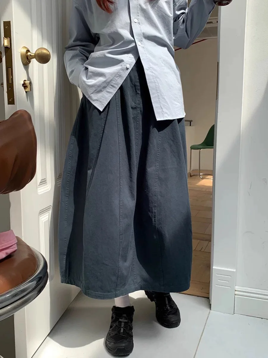 Workwear Sle Explosion f-length Skirt Blooming A-line Midi Skirt k Blue Straight Cut Splicing Skirt Casual Commute
Workwear Sle Explosion f-length Skirt Blooming A-line Midi Skirt k Blue Straight Cut Splicing Skirt Casual Commute