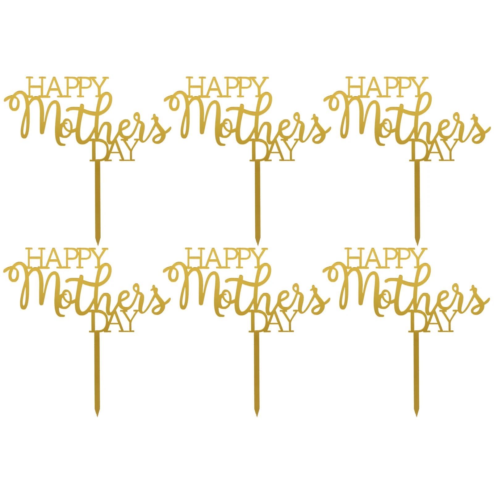 6 Pcs Cake Toppers Birthday Party Decoration Supplies Mother's Day Inserts Decor Supplies Birthday Party Cake Decoration
6 Pcs Cake Toppers Birthday Party Decoration Supplies Mother's Day Inserts Decor Supplies Birthday Party Cake Decoration