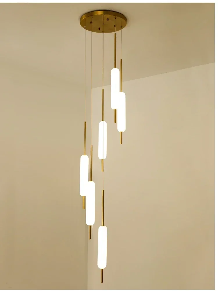 Led long chandelier golden black line hanging lights compound attic living room dining room mall stairs chandelier
Led long chandelier golden black line hanging lights compound attic living room dining room mall stairs chandelier