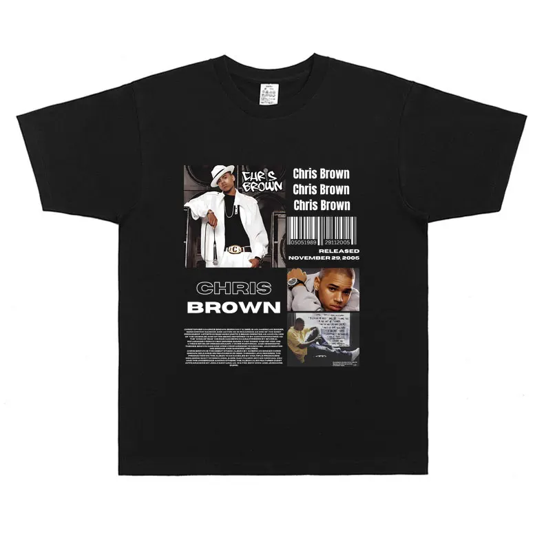 Hip Hop Rapper Chris Brown Graphic Tshirt Male Casual Fashion Brand Cotton T-shirts Men Eu Size Oversized Short Sleeve T Shirts
Hip Hop Rapper Chris Brown Graphic Tshirt Male Casual Fashion Brand Cotton T-shirts Men Eu Size Oversized Short Sleeve T Shirts