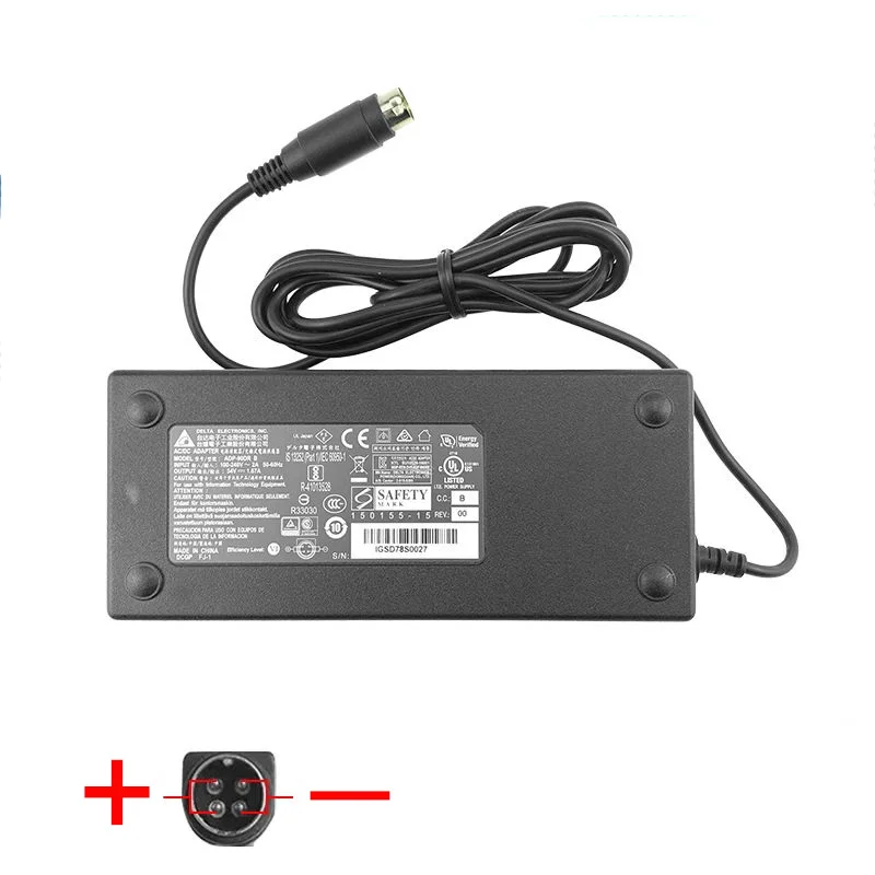 Genuine Delta ADP-90DR B AC/DC Adapter Charger 54V 1.67A 90W 4PIN (Din )Power Supply
Genuine Delta ADP-90DR B AC/DC Adapter Charger 54V 1.67A 90W 4PIN (Din )Power Supply