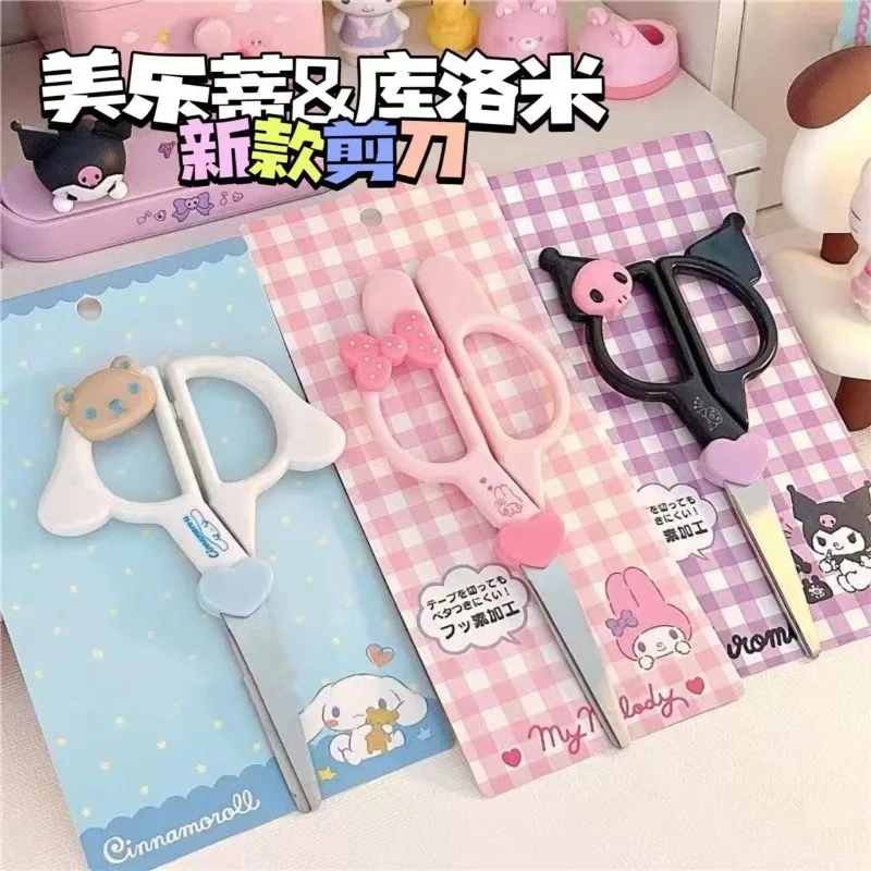 Kawaii Black Beauty My Melody Cinnamon Cartoon Household Scissors Anime Sanrio Girly Heart Cute Stainless Steel Paper Knife Gift
Kawaii Black Beauty My Melody Cinnamon Cartoon Household Scissors Anime Sanrio Girly Heart Cute Stainless Steel Paper Knife Gift